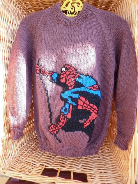 Spiderman Knitted Sweater