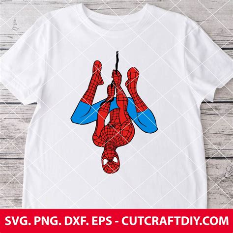 Spiderman hang upside down SVG, Spiderman SVG, Superhero