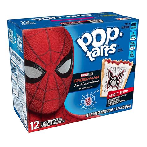 Spiderman poptart. Oct 7, 2023 · That’s how Spider-Man Pop-Tarts came to be. The design and flavour of Spider-Man Pop Tarts is so good that boxes held Spider-Man Pop-Tarts showed Spider-Man in his red and blue suit, and he was doing his cool poses. Each Pop-Tart had a pattern that looked like a spider’s web, and inside, there was a sweet filling. 
