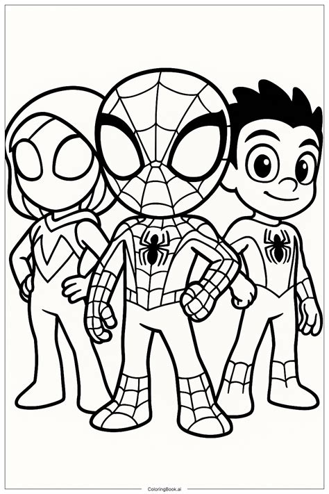 Spidey Coloring Book