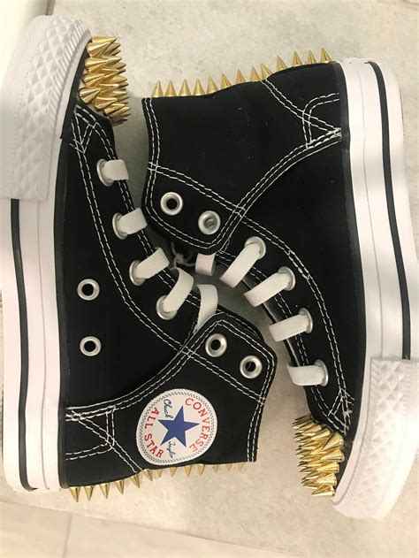 Spiked Converse - Etsy