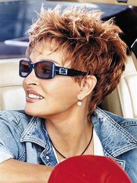 Spiky pixie cuts for older ladies with glasses. Some good curly hairstyles for women over 60 are shoulder length with long layers, a layered bob, a shag with loose curls and a short pixie. Other styles that look great on women of any age with curly hair include the inverted bob with laye... 
