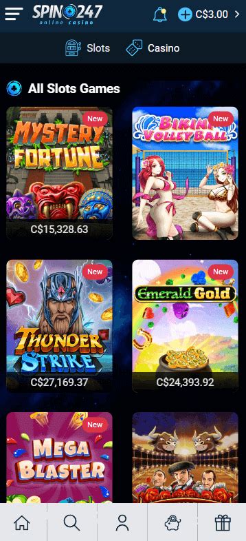 Spin247 Canada mobile casino