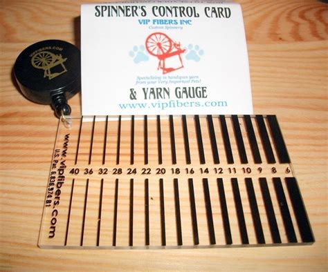 Spinning Control Card and Yarn Guide Great Gift