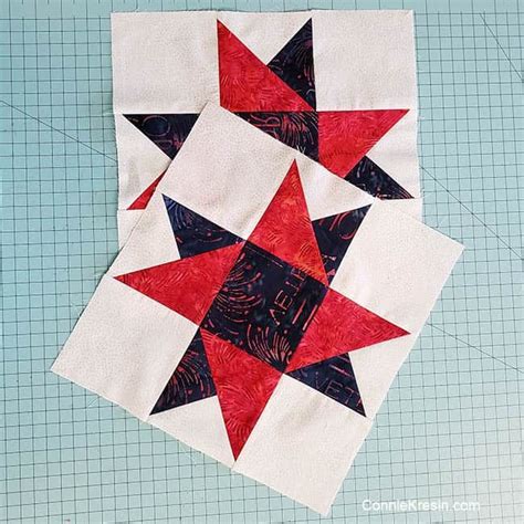 Spinning Star Quilt Block Tutorial Freemotion by the River