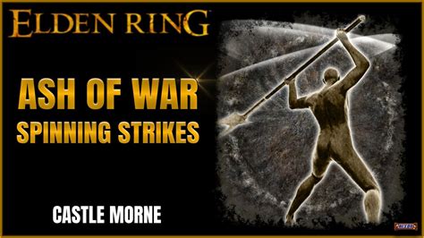 The spinning strikes weapon skill is p... Weapons are cool and all, but ashes of war and the weapon skills they grant make combat and weapons even more amazing!