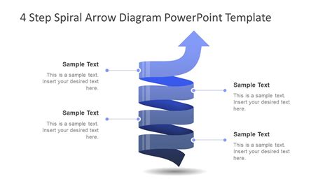 Spiral Diagram With Arrows For Powerpoint And Google Slides