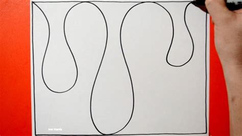 Spiral Drawing 231 / 3D Slime Drips Pattern / Cool Line Illusion