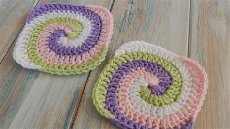 Spiral Granny Square Tutorial Tutorials & More