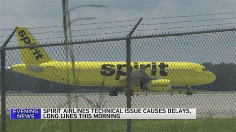 Spirit Airlines resolves 'technical issue' after hourslong delays