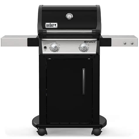 The Weber Spirit E-215 is a compact BBQ that's equipped like a big one! With its two burners; durable, porcelain-enameled, cast iron cooking grates; .... 