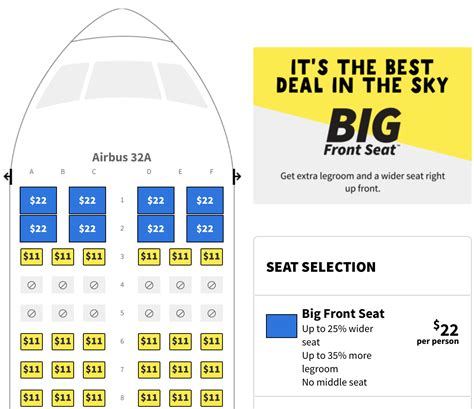 Spirit Seat Maps. Airbus A320-200 (320) Layout 1. 