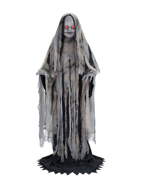 Spirit halloween creepy rising doll. 3.5 Ft Nightcrawler Animatronic. $199.99. 6 Ft Cotton Candy Cocoon Static Hanging Prop - Killer Klowns from Oute. $149.99. 7.2 Ft Slim Animatronic – Killer Klowns from Outer Space. $399.99. 4.2 Ft Poor George Animatronic. $179.99. 5.4 Ft Gerry Animatronic. 