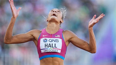 Spirited, candy-eating heptathlete Anna Hall has world title on mind and world record in sight