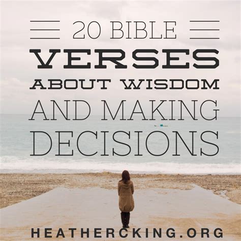 Spiritual Decision Making: Bible Verses About Making Choices