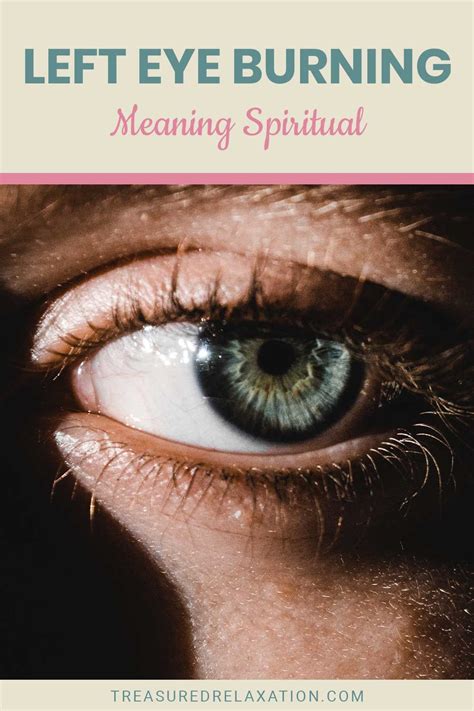 Spiritual Meaning Of Eyes Burning