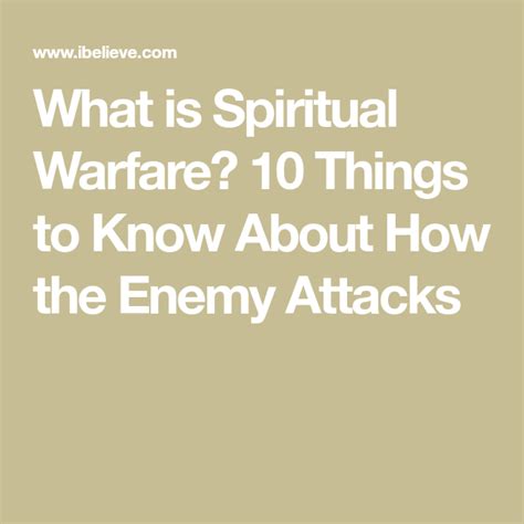 Spiritual warfare negative thoughts.  The enemy attacks your mind first, because...