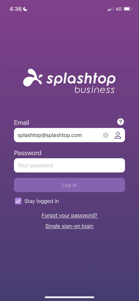 Splashtop Business sign