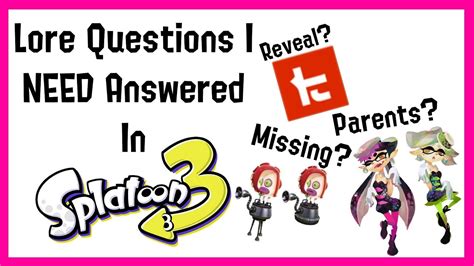 Splatoon 3 Questions Answered