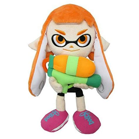 Jul 24, 2023 · Product details. Bring your favorite video game to life with this adorable Splatoon 9" Plush Marie Green Squid Sister. It's made of kid-friendly materials and features fun character details that add to its visual appeal. This 9" Marie plush toy is wearing her fun and colorful character's outfit and has her arms open wide for a hug.. Splatoon plush