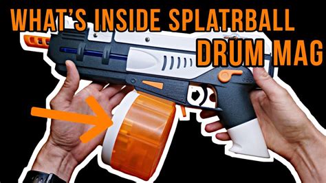 SplatRball SRB1200. This water ball blaster can fire 11 balls per second, and the round drum magazine can hold 1,200 balls. It’s comfortable for people of all ages because it’s …. 