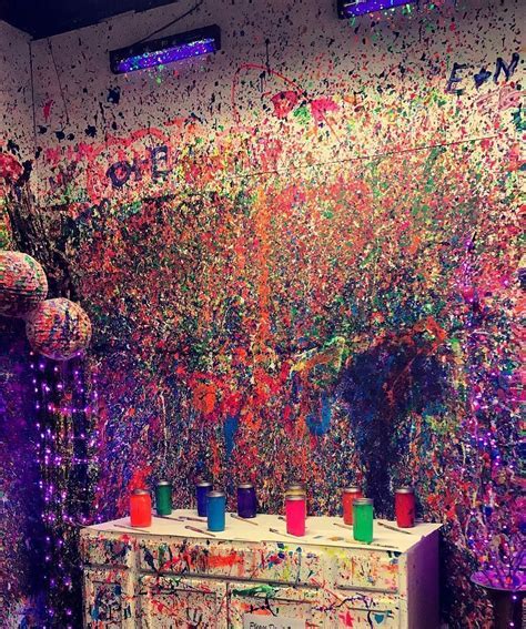 Pinspiration's venue includes a VIP party room, a full-service beer/wine bar to stimulate creative juices, and a Jackson Pollock-inspired splatter room where customers can …