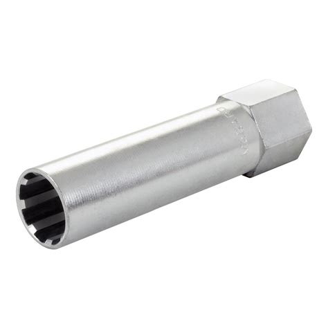 6 Point Spline Drive Tuner Socket Key Tool for 6 Spline Locking Lug Nuts - Thin Wall (20.5mm Diameter) - Works with 17mm and 19mm (3/4) Hex Sockets - 1pc. 291. 50+ …