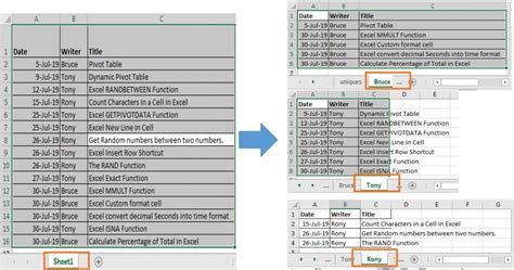 Split Excel Sheet Into Multiple Files Based On Column Using VBA