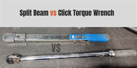 Split beam torque wrench vs click.  Learn how split beam and click torque wrenches fu...
