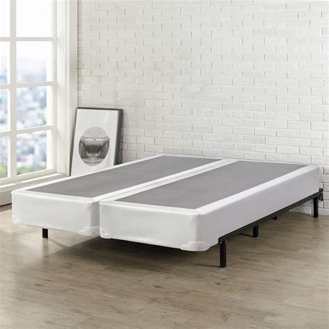 Split box spring queen. HUEIIS Queen Box Spring 9 Inch High Profile Strong Metal Frame Mattress Foundation, Quiet Noise-Free,Easy Assembly, 3000lbs Max Weight Capacity 4.4 out of 5 stars 109 1 offer from $119.99 