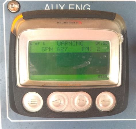 Spn 627 fmi 2. I have a Cummins QSB 5.0C on an Atlas Copco drill rig. The engine will only throttle up to about 1,300 rpm. The Murphy is displaying the following fault codes: SPN 1077 FMi9 SPN 627 FMi 2 What do thes … read more 