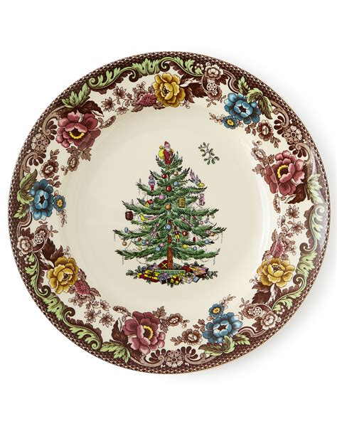 Spode Christmas Tree Collection Luncheon Plate, set of 