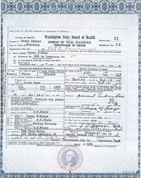 To obtain birth and death records before July 1, 1907 or marriage and divorce records before January 1, ... Spokane County Vital Records. Spokane Regional Health District Vital Records Office 1101 W College Ave Spokane, WA 99201 (509) 324-1522 Email: pbailey@spokanecounty.org: Record Cost. 
