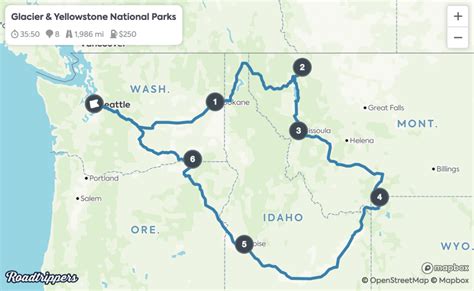 Spokane to Boise via Lewiston drive - plan a road trip