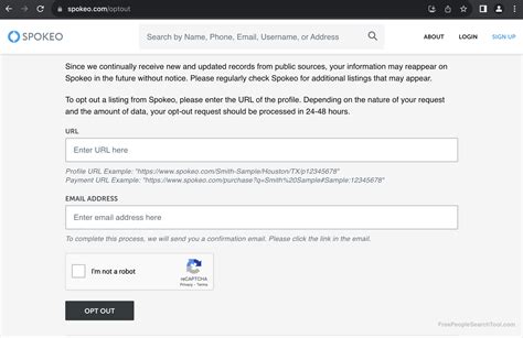 Follow the steps below to Opt Out of Spokeo. Currently, there are three ways to remove your personal information from data broker sites like Spokeo: Sign up for Optery's automated opt out and data deletion service. Our service will monitor and remove your profile from dozens of data brokers on an ongoing basis..
