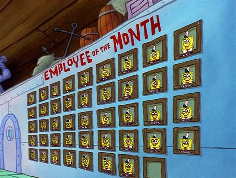 SpongeBob SquarePants employe of the month? - Answers