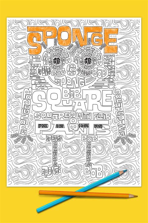 Spongebob Adult Coloring Book