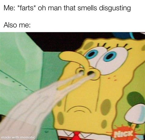 Spongebob smell meme. Smart Fella, Fart Smella, also spelled Smart Feller, Fart Smeller, is a spoonerism that gained viral popularity in memes in 2021. Combined with Dean Norris Reaction and other formats, the phrase has been used for labeling and as a caption. Smart Fella, Fart Smella, also spelled Smart Feller, Fart Smeller, is a spoonerism that gained … 