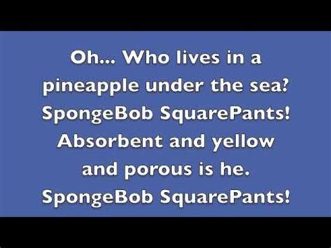 Spongebob theme song lyrics. Things To Know About Spongebob theme song lyrics. 