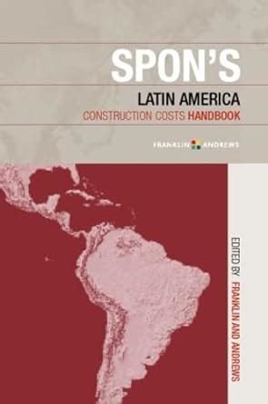 Spons latin american construction costs handbook spons international price books. - Single variable calculus stewart 4th edition manual.