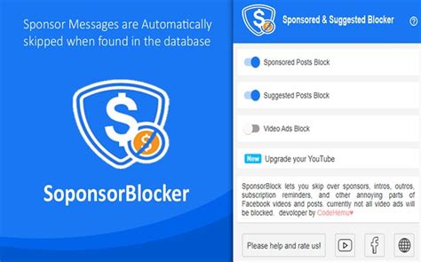 Sponsorblock opera.  It is a crowdsourced extension/add-on designed to check the database fo...