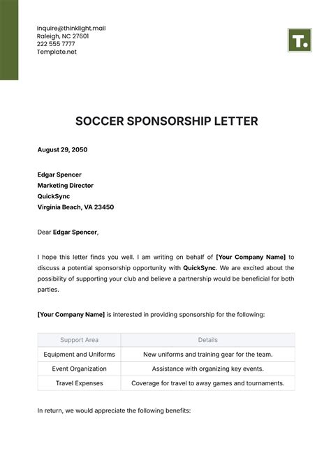 Sponsorship letter for soccer tournament. .  <a href=https://dynamic-solution.mandar....