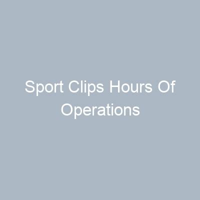 Sport clip hours. Things To Know About Sport clip hours. 