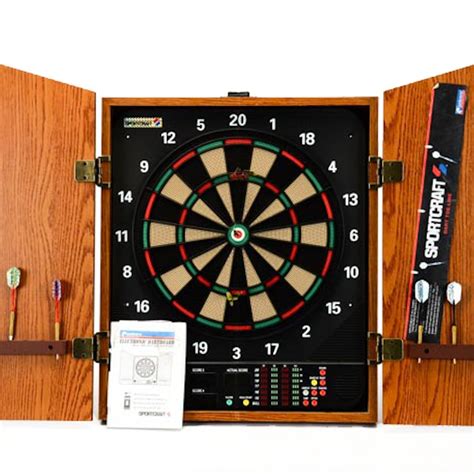 Sportcraft dartboard model 79034. VINTAGE SPORTCRAFT ELECTRONIC DARTBOARD AWESOME Model 78013 blue. Pre-Owned. Time left 6d left. 0 bids. From United States. ... An electronic dartboard from Sportcraft includes more than 25 different … 
