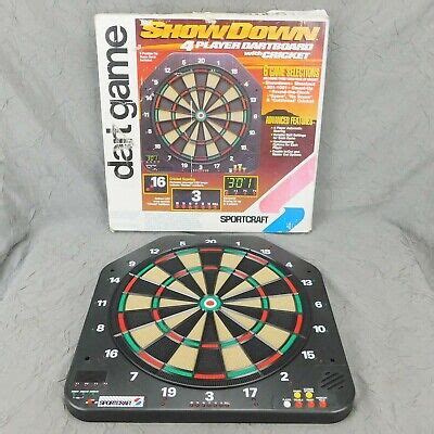 Sportcraft dartboard manual Download Sportcraft lx2000 lcd electronic dartboard with cricket brand new Sportcraft zenith dartboard cabinet set MAIN GAME INSTRUCTIONS. 301-1001: This is the most popular dart game, played in most leagues and tournaments. Each player starts the game with 301 points When a player's score falls below 160, …. 