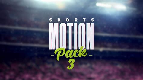 Sports Motion Graphics Templates