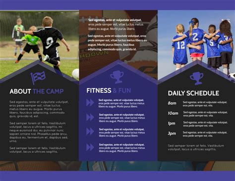 Sports Program Templates