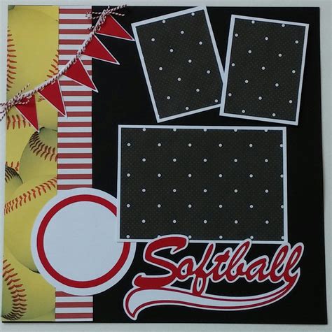 Sports Scrapbook Layouts - Etsy