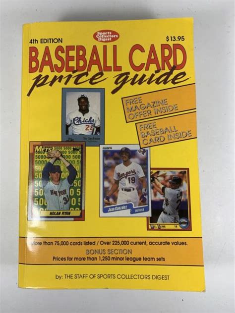 Sports collectors digest baseball price card guide by robert f lemke. - Ge corometrics 170 series monitor fetale manuale.