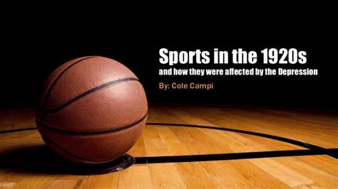 Sports in the 1920s - SlideShare